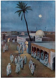 Tozeur (Tunisia) illalla Sir Henry (Harry) Hamilton Johnston (1858-1927) - 1903
