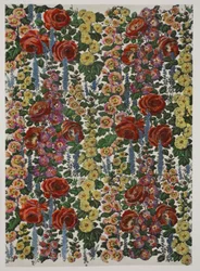 Hollyhocks and Roses, pubi. 1933