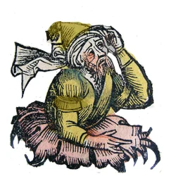 Muotokuva Parmenides Eleanorin (Kreikka Parmenides) Kreikka presokraattinen filosofi. Hartmann Schedelin "" Nürnbergin kronikat" ksylografia