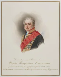 Fjodor Petrovitš Opochininin muotokuva 1779-1852, s. 1850