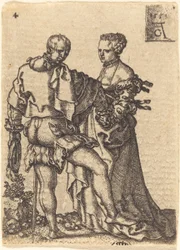 Tanssiva pariskunta, 1551.
