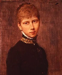 Muotokuva Preussin prinsessa Victoriasta (1840-1901)