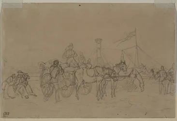 Matkustajat Reinin höyrylaivaan, toinen tai kolmas vuosineljännes 1800-luvulta.