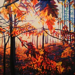 Kuparipuu, 2009 (öljy kankaalle)