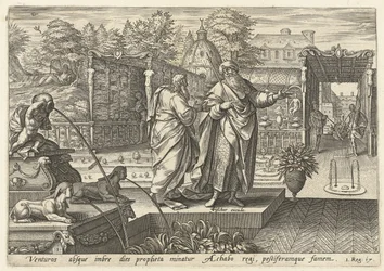 Elia ennustaa kuningas Ahabille kuivuutta History of Eliah (sarjan nimi)
