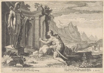 Cadmus neuvoo Delphin oraakkelilta Metamorphoses of Ovid (sarjan nimi)