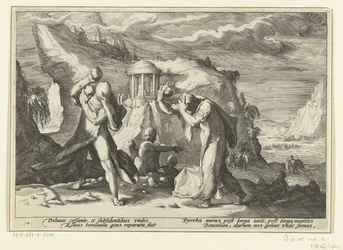 Deucalion ja Pyrrha luovat uuden ihmisrodun Ovid