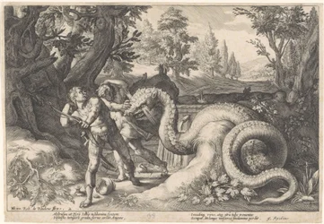 Lohikäärmeen nielaimia Cadmuksen seuralaisia Metamorphoses of Ovid (sarjan nimi)