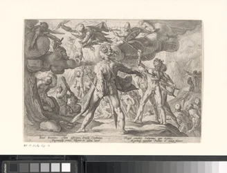 Taistelu jumalten ja jättiläisten välillä Metamorphoses of Ovid (sarjan nimi)