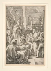 Christ Before Caiphas, The Passion, #4 12 kaiverruksen sarjassa