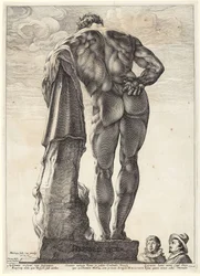 Hercules Farnese, takanäkymä