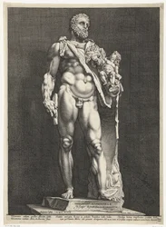 Hercules ja Telephos Keisari Commodus hahmona Hercules Kolme antiikkipatsasta Roomassa (sarjan nimi)