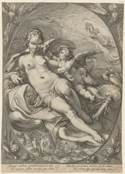 Venus ja Cupido, sarjan ”Kolme jumalattarta” 2. arkki