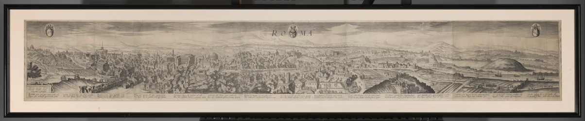 Panoraama Roomassa Roma (otsikko esineessä)