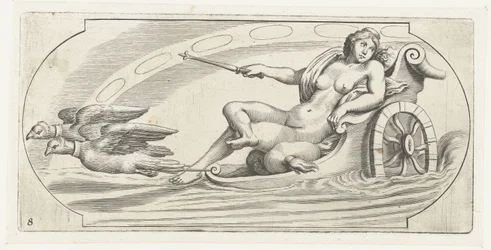 Aurora vaunuissa Nouveau Livre des Dieux et Deeßes De la Marine Bouckje of Sea Gods and Goddess (sarjan nimi)