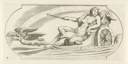Aurora vaunuissa Nouveau Livre des Dieux et Deeßes De la Marine Bouckje of Sea Gods and Goddess (sarjan nimi)