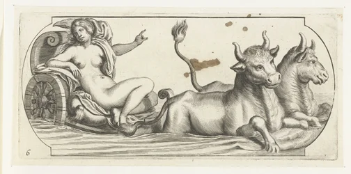 Eurooppa vaunuissa Nouveau Livre des Dieux et Deeßes De la Marine Bouckje of Sea Gods and Goddess (sarjan nimi)