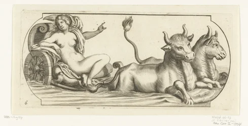 Eurooppa vaunuissa Nouveau Livre des Dieux et Deeßes De la Marine Bouckje of Sea Gods and Goddess (sarjan nimi)