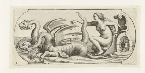 Jumalatar vaunuissa Nouveau Livre des Dieux et Deeßes De la Marine Bouckje of Sea Gods and Goddess (sarjan nimi)