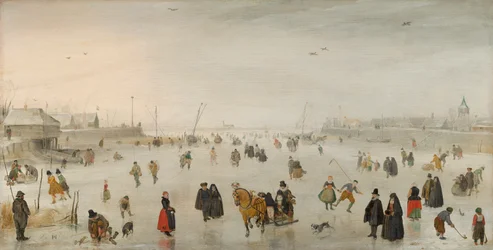 A Scene on the Ice, n. 1625 (öljy paneelille)
