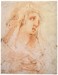 Nuori nainen Maria Magdaleena, 1500-luvun loppu tai 1600-luvun alku