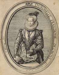 Françoise Luxemburgilainen, Gavren kreivitär, Dame de Fiennes 1495-1557, 1580.