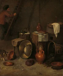 Asetelma tallissa