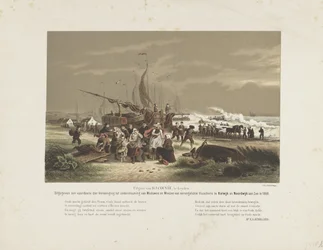 Rantakohtaus surevien kalastajien vaimojen kanssa, 1868