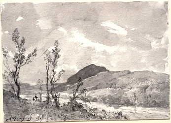Joen rannalla