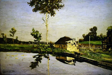 Maisema Saint-Privessä (Yonne)