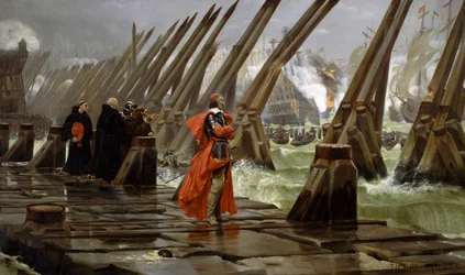 Richelieu (1585-1642) La Rochellen merimuurilla