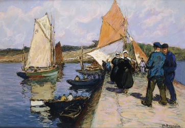 Kalastajat laiturilla