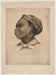 Afrikkalainen nainen Eva Gonzalèsin mukaan