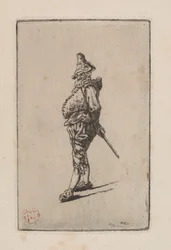 Punchinello, Meissonierin mukaan, 1876.