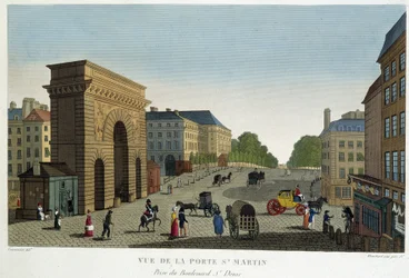 Näkymä Porte St Martiniin - Courvoisier