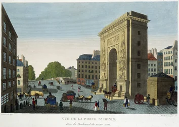 Näkymä Porte de Saint-Denis