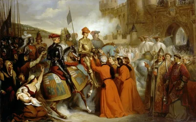 Kaarle VII:n saapuminen Roueniin 10. marraskuuta 1449