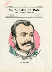 Äänestyslippu 2. sarja, Satirique en Colours: Delafosse - Kuvitus Henri Demare (1846-1888)