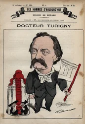 Sarjakuva Jean Prosper Turignysta 1822-1905 Les Hommes d