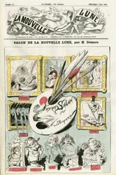 Kuva Henri Demaresta (1846-1888) La Nouvelle Lunen kanteen