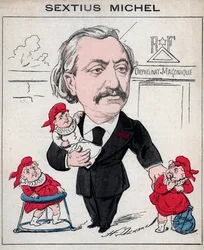 Sextius Michel (1827 - 1906) poliitikko ja provencelaiskirjeen kielen kirjoittaja Henri Demaren teoksessa "Les Hommes d