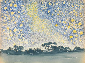 Maisema tähtien kanssa, n. 1905-1908.