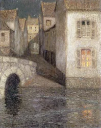 Talo joen rannalla, Chartres; Les Masons sur la Riviere, Chartres