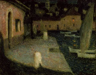Pieni satama, Twilight (öljy kankaalle)