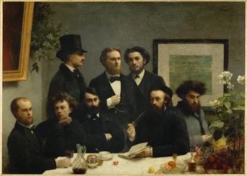 Coin de table (maalaus kankaalle)
