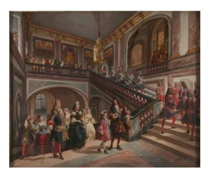 Nuori Ludvig XV Versaillesissa