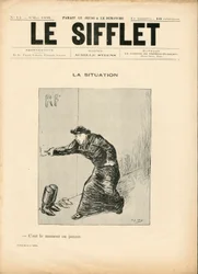 The Whistle, numero 14, mustavalkoinen satiirinen