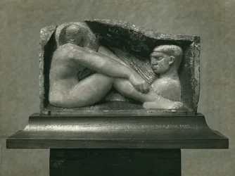 Odalisque (mies ja nainen) 1912-13 (alabasteri)