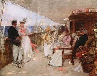 Purjehdus saaristossa, noin 1898 (luonnos)