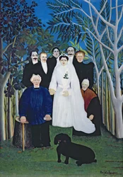 Hääjuhlat, n. 1905 (öljy kankaalle)